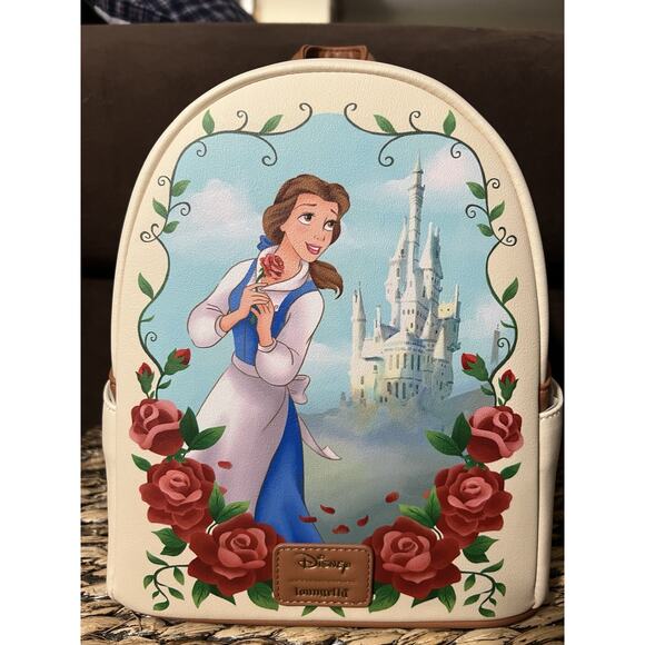 Loungefly Handbags - Loungefly Disney Beauty And The Beast Belle Castle Mini Backpack
